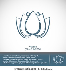Vector illustration lotus 