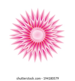 vector illustration of a lotus flower.