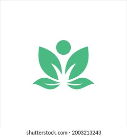 Vector illustration of lotus flower good for spa and beauty logo design.
