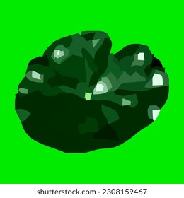 Ilustración vectorial de una hoja de loto como elemento de diseño