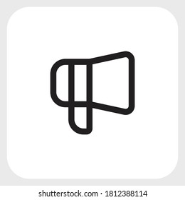 vector illustration of loud speaker / megaphone icon. good for promotion advertising symbol.