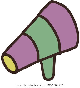 Ilustración vectorial de un altavoz