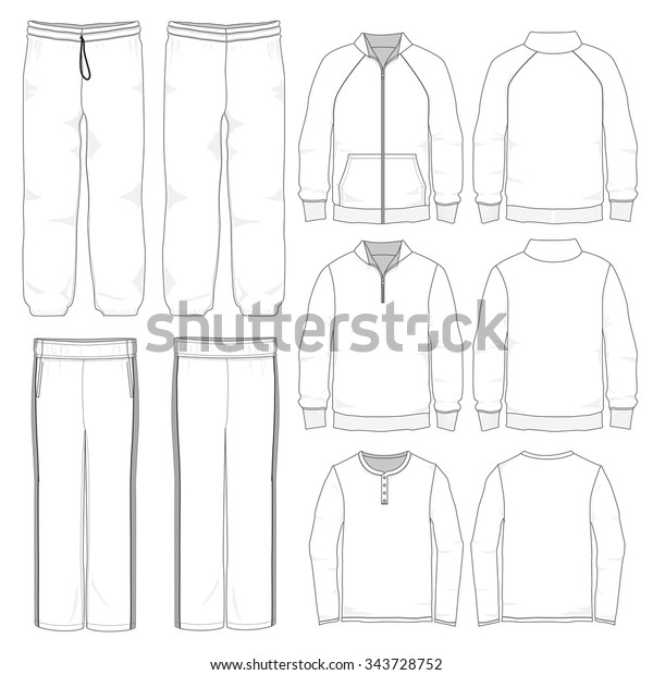 Vector Illustration Lounge Wear Garments Stock Vector (Royalty Free ...