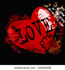 vector illustration of  love
