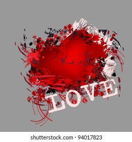 vector illustration of  love