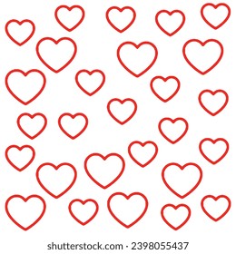 Vector illustration of Love background 