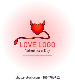 
Vector illustration of love or heart logo graphics. Perfect for displaying Valentine's Day celebrations and love content.