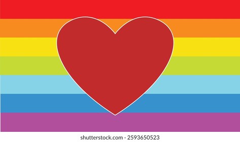 Vector illustration with love hearts