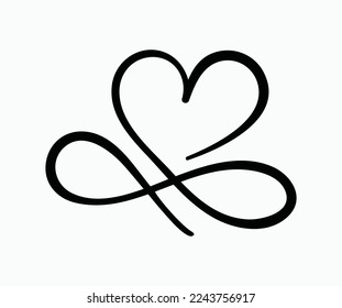 Vector illustration of love icon