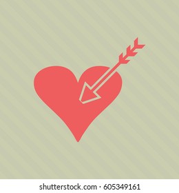 Icono de ilustración vectorial de amor
