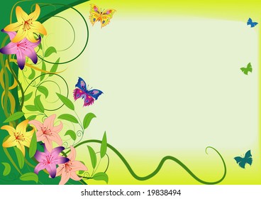 vector illustration "loves letter"