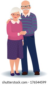 18,498 Elderly couple cartoon Images, Stock Photos & Vectors | Shutterstock