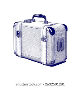 Vector illustration of luggage. Travel bag. Suitcases. Tour and travel