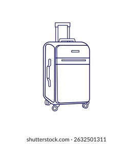 Vector illustration of luggage. Travel bag. Suitcases. Tour and travel