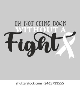 Vector illustration of lung cancer lettering EPS10