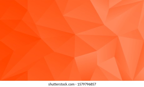 vector illustration of lush lava abstract polygonal background