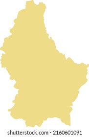 Vector Illustration of Luxembourg map