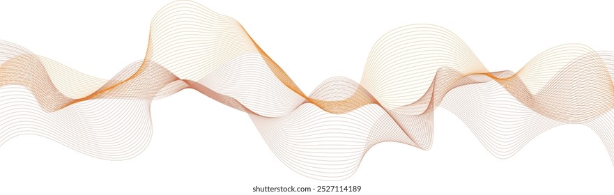 Vector illustration luxury dynamic curve waves abstract background