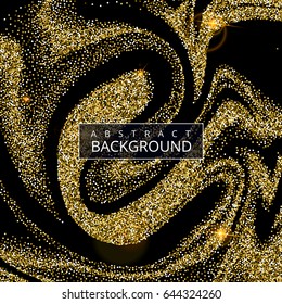 Vector illustration of luxury festive background with shiny glitters
