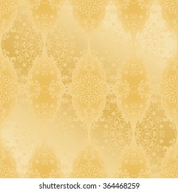 Vector illustration. luxury texture for wallpapers, fabric patterns Baroque, Damask seamless floral pattern.

