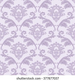 Vector illustration. luxury texture for wallpapers, fabric patterns Baroque, Damask seamless floral pattern.
