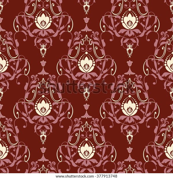 Vector Illustration Luxury Texture Wallpapers Fabric Stock Vector ...