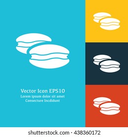 Vector illustration of macaroons icon