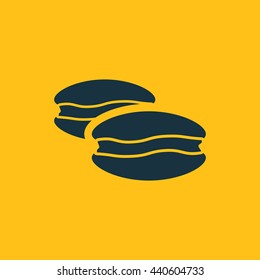 Vector illustration of macaroons icon