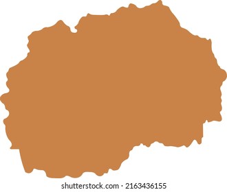 Vector Illustration of Macedonia map