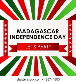 Vector illustration of Madagascar a Day.
