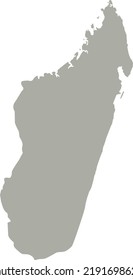 Vector Illustration of Madagascar map