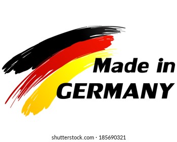 Vector illustration of made in Germany label