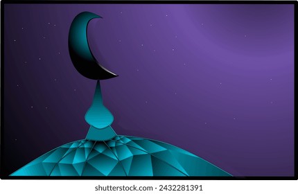 vector illustration made from an Islamic design with a Ramadan theme