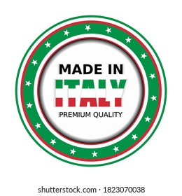Vector illustration, Made in Italy, Premium Quality. Perfect for any use.