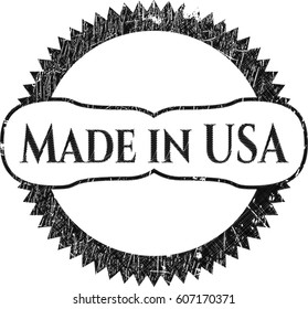 Vektorgrafik von Made in USA auf Kreißbrett

