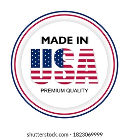 Vector illustration, Made in USA, Premium Quality. Perfect for any use.