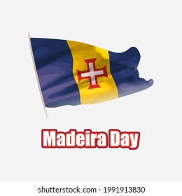 vector illustration for Madeira day