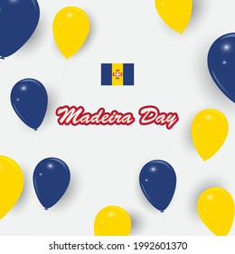 vector illustration for Madeira day