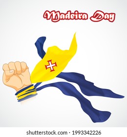 vector illustration for Madeira day