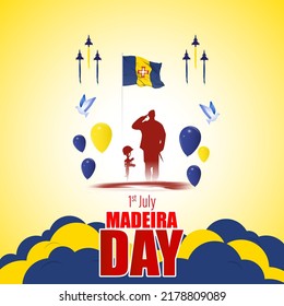 Vector illustration for Madeira Day