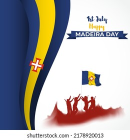 vector illustration for Madeira day