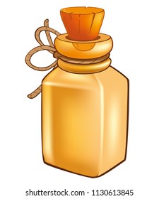 Vector Illustration of a Magic Flask.