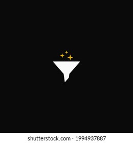 vector illustration of magic funnel