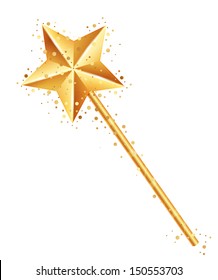 Vector Illustration Of Magic Wand