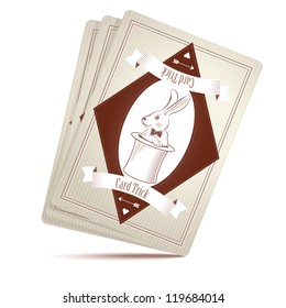 Vector illustration of Magician deck of cards