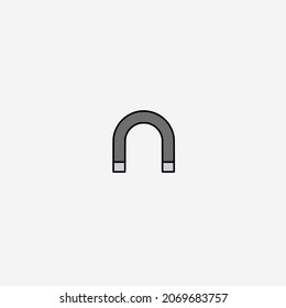 Vector illustration of magnet icon
