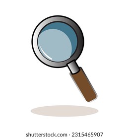 Vector illustration magnifier suitable for your education book