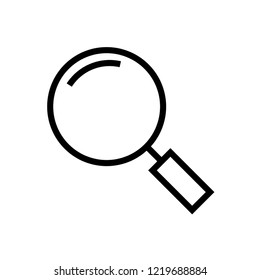 Vector Illustration of a magnifying glass