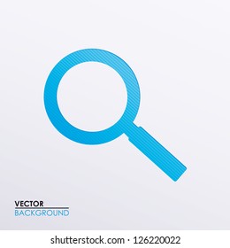 Vector Illustration Of A Magnifying Glass Icon