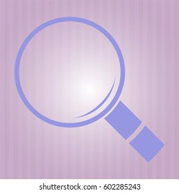 Vector illustration of Magnifying glass icon
